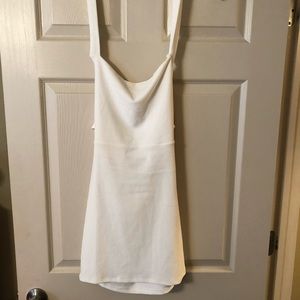 White mini dress